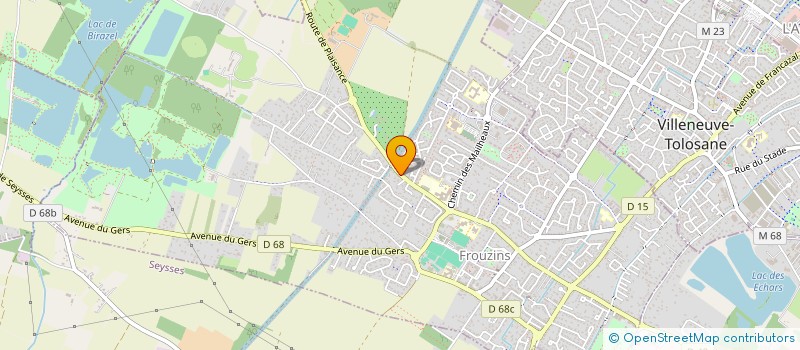 localisation de l'entreprise MONSIEUR GERARD ZIGLER  CUGNAUX