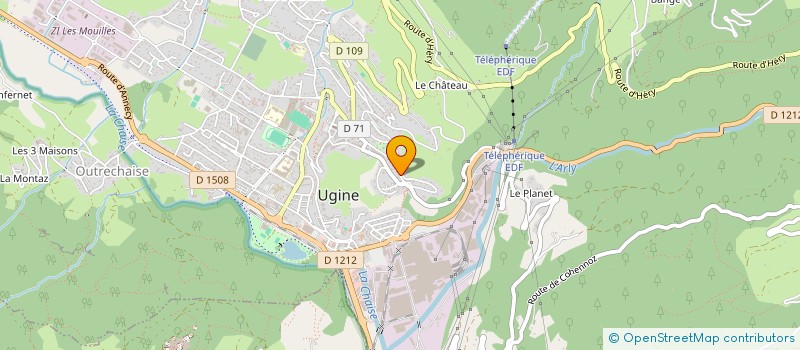 localisation de l'entreprise MONSIEUR GERARDO MELENDEZ à UGINE