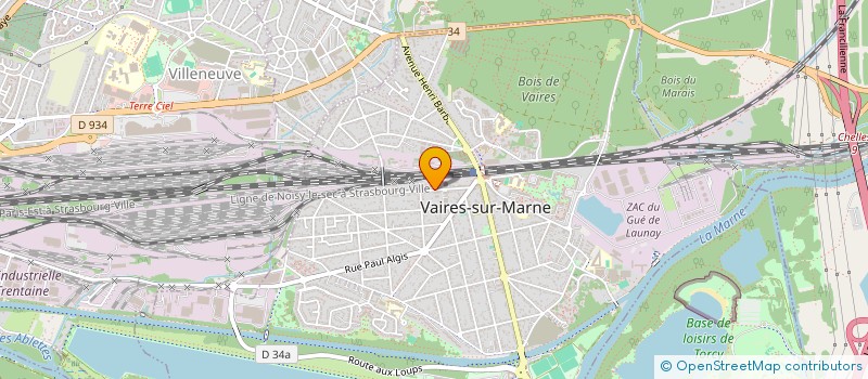localisation de l'entreprise MONSIEUR GERARDO RODRIGUEZ à VAIRES-SUR-MARNE