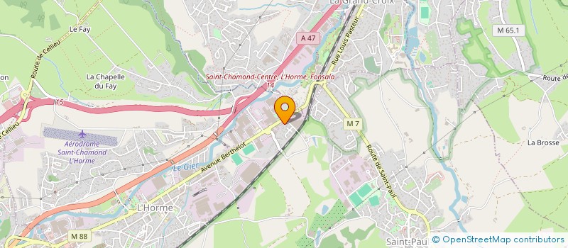 localisation de l'entreprise MONSIEUR GERARDO SERRA  L'HORME