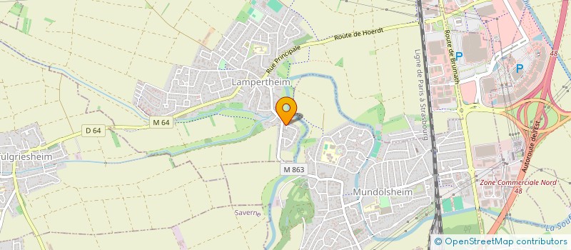 localisation de l'entreprise MONSIEUR GERARDUS VAN DER KWAST  LAMPERTHEIM