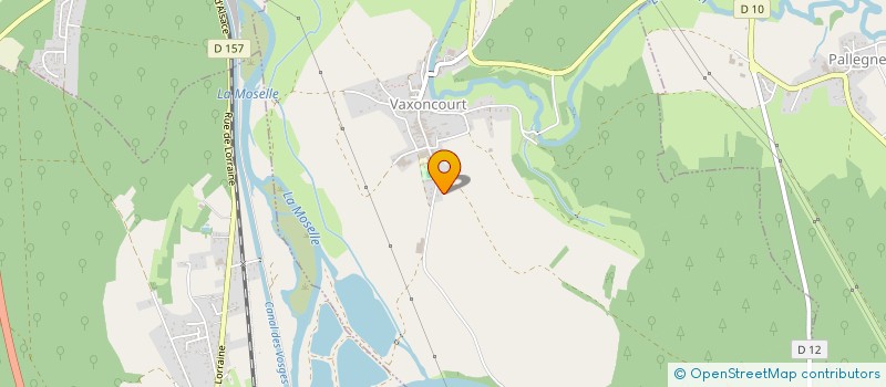 localisation de l'entreprise MONSIEUR GERARLD BOULANGER  VAXONCOURT