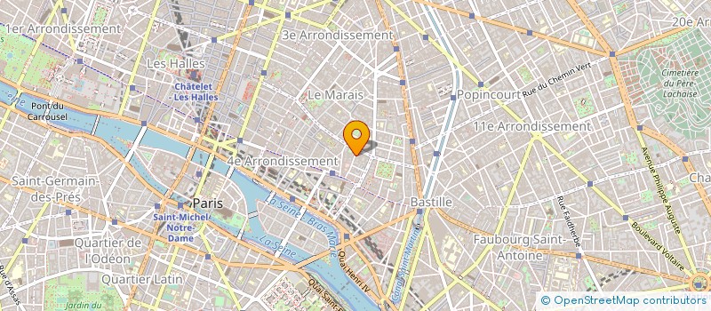 localisation de l'entreprise MONSIEUR GERAUD CAZALS à PARIS