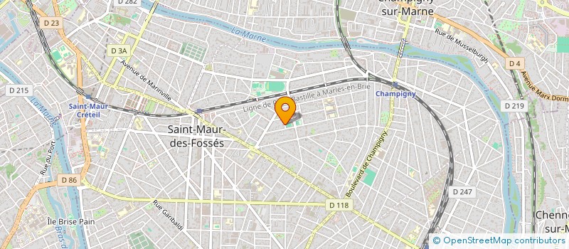 localisation de l'entreprise MONSIEUR GERAUD CHASSAGNE à SAINT-MAUR-DES-FOSSES