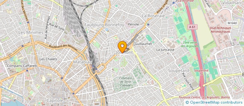 localisation de l'entreprise MONSIEUR GERAUD CROIZAT à TOULOUSE