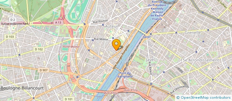 localisation de l'entreprise MONSIEUR GERAUD DE VAULCHIER DU DESCHAUX  PARIS