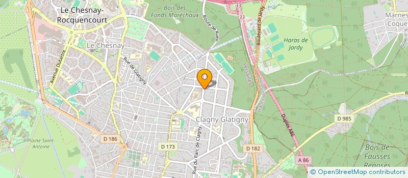localisation de l'entreprise MONSIEUR GERAUD DELABROUSSE-MAYOUX à VERSAILLES