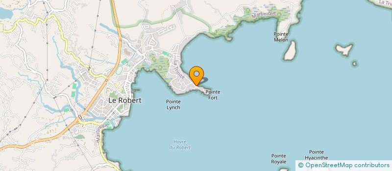 localisation de l'entreprise MONSIEUR GERAUD FARDINI à LE ROBERT