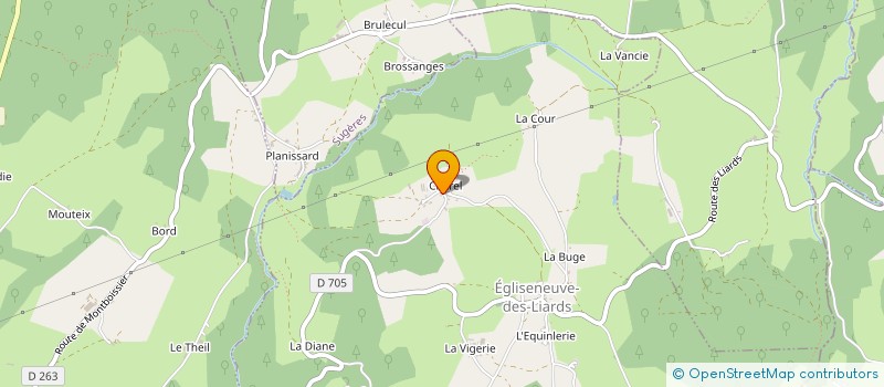 localisation de l'entreprise MONSIEUR GERAUD GODIN  EGLISENEUVE-DES-LIARDS