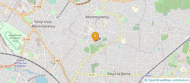 localisation de l'entreprise MONSIEUR GERAUD LEBRETON à MONTMORENCY