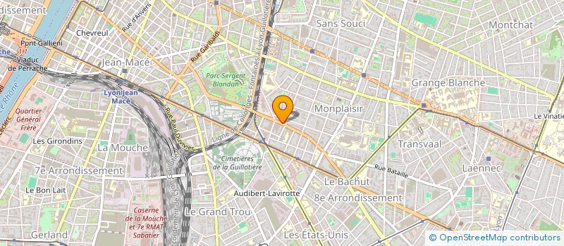 localisation de l'entreprise MONSIEUR GERAUD MAZIOL  LYON