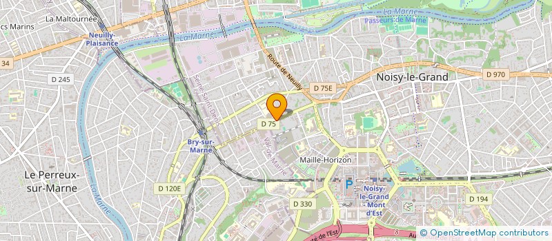 localisation de l'entreprise MONSIEUR GERAUD N'KOUET à NOISY-LE-GRAND