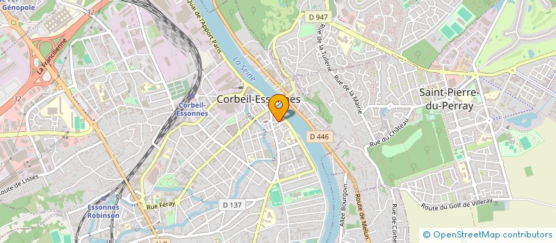 localisation de l'entreprise MONSIEUR GERAUD PIN-BARRAS à CORBEIL-ESSONNES