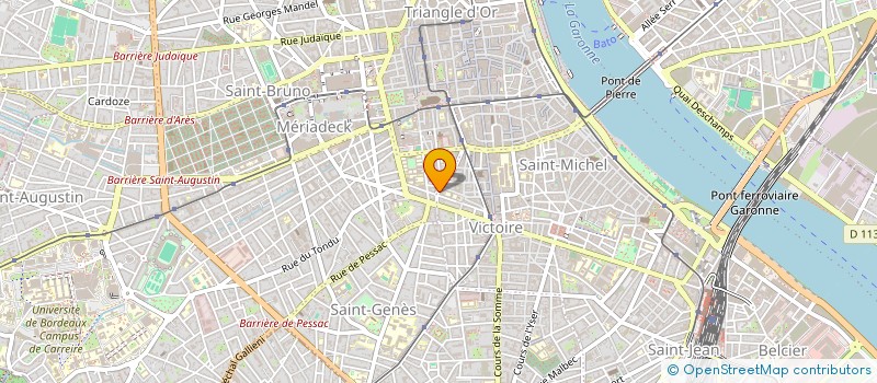 localisation de l'entreprise MONSIEUR GERAUD POUJOL  BORDEAUX