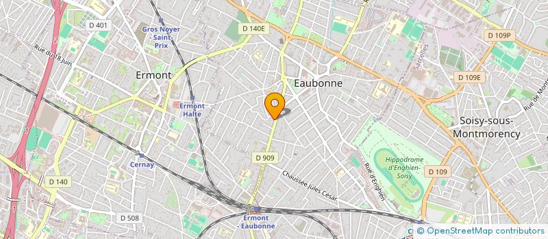 localisation de l'entreprise MONSIEUR GERAUD RATEL à EAUBONNE