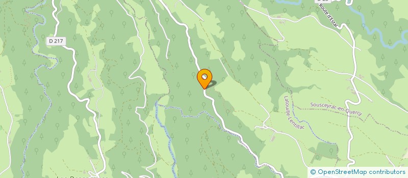 localisation de l'entreprise MONSIEUR GERAUD SAULNIER  LATOUILLE-LENTILLAC