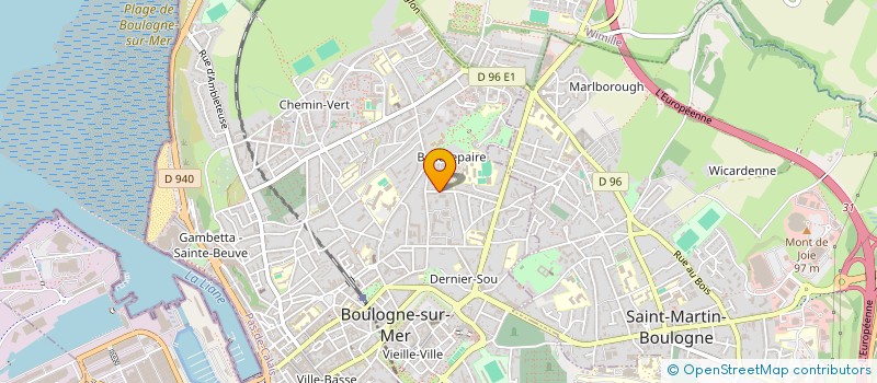 localisation de l'entreprise MONSIEUR GERBAUD ELEONORE  BOULOGNE-SUR-MER