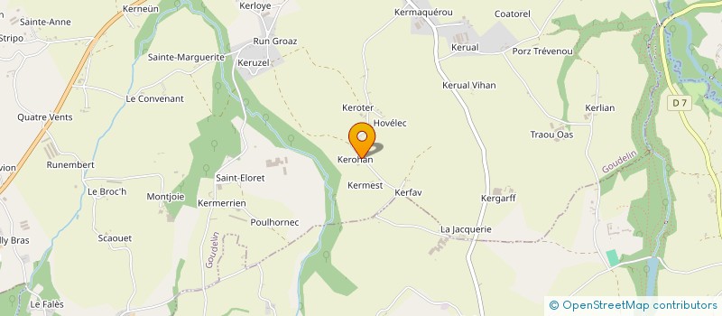 localisation de l'entreprise MONSIEUR GERD KAMBERGER à GOUDELIN