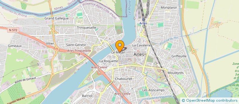 localisation de l'entreprise MONSIEUR GEREMI BERTON  ARLES