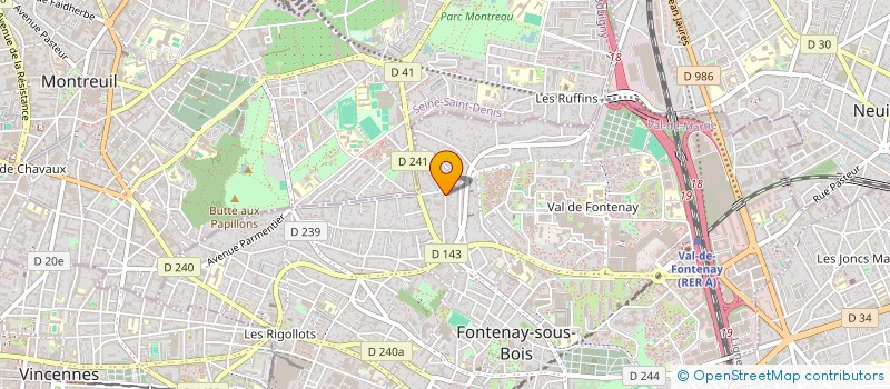 localisation de l'entreprise MONSIEUR GEREMI MOUKAM à FONTENAY-SOUS-BOIS