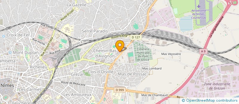 localisation de l'entreprise MONSIEUR GEREMI SALVETTI  NIMES