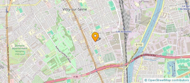 localisation de l'entreprise MONSIEUR GEREMY DESGRANGES  SAINT-OUEN-SUR-SEINE
