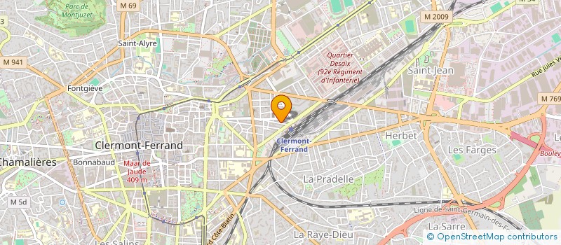 localisation de l'entreprise MONSIEUR GEREMY MAILLOT  CLERMONT-FERRAND