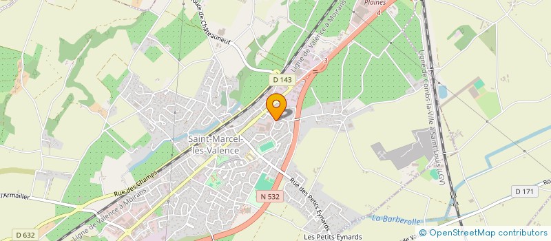 localisation de l'entreprise MONSIEUR GEREMY ZAPATA  SAINT-MARCEL-LES-VALENCE