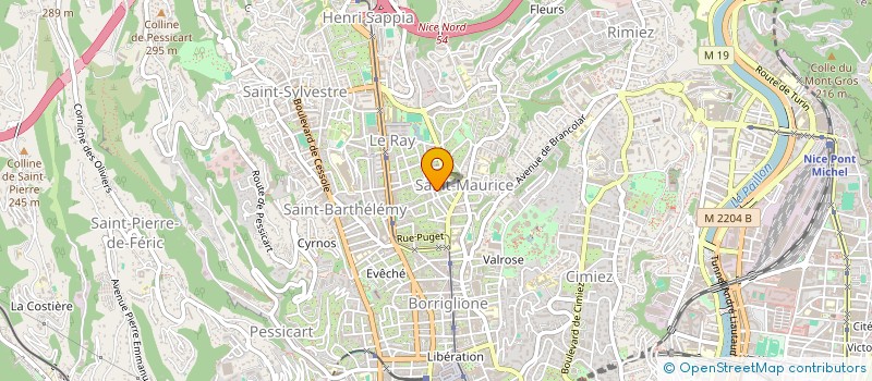localisation de l'entreprise MONSIEUR GERGELY FELDHAUSZ à NICE