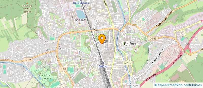 localisation de l'entreprise MONSIEUR GERHARD BRUCHMANN à BELFORT