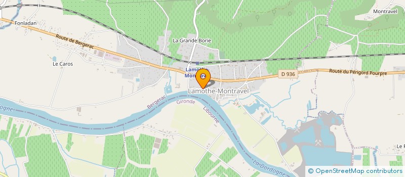 localisation de l'entreprise MONSIEUR GERHARD FRANKEN  LAMOTHE-MONTRAVEL