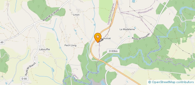 localisation de l'entreprise MONSIEUR GERHARD HAECKLE  SAINT-PAUL-FLAUGNAC