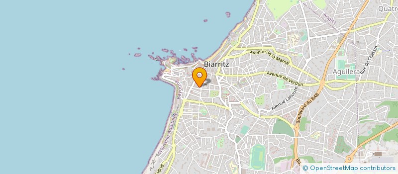 localisation de l'entreprise MONSIEUR GERHARD HILLEBRAND à BIARRITZ
