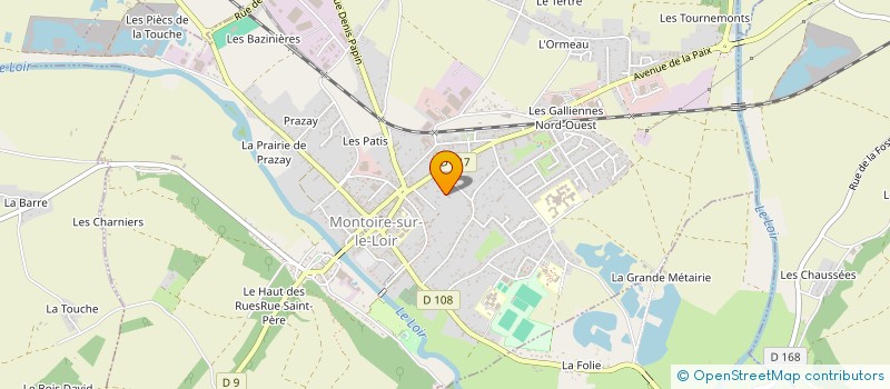 localisation de l'entreprise MONSIEUR GERHARD WEINRICH à MONTOIRE-SUR-LE-LOIR
