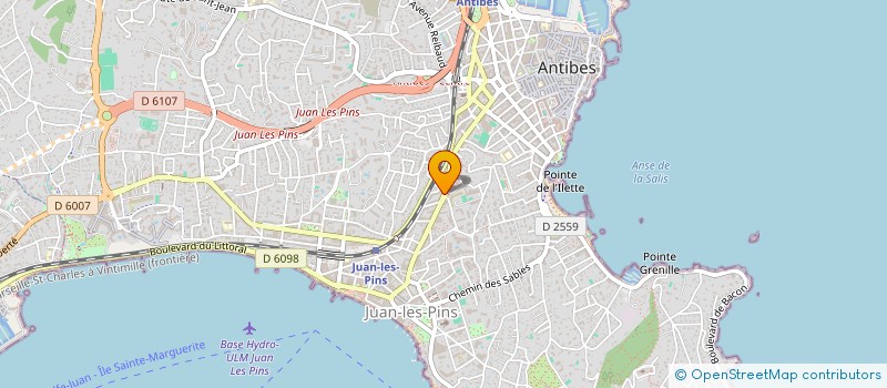 localisation de l'entreprise MONSIEUR GERI STRAGAPEDE à ANTIBES