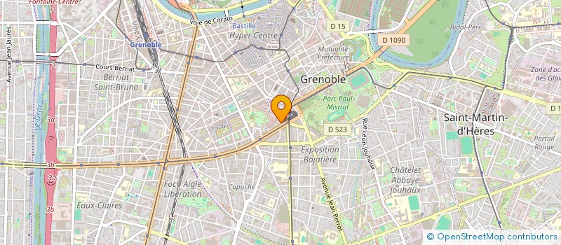 localisation de l'entreprise MONSIEUR GERIEL BIDZAME à GRENOBLE