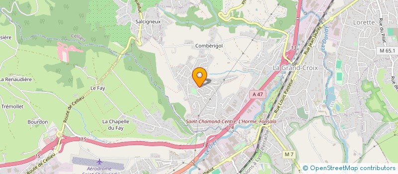 localisation de l'entreprise MONSIEUR GERLANDO MISERANDINO  LA GRAND-CROIX