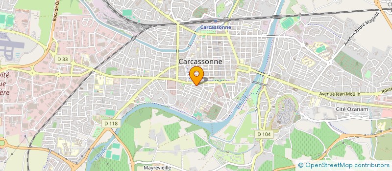 localisation de l'entreprise MONSIEUR GERMAIN ANDURAND  CARCASSONNE