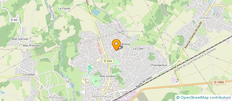 localisation de l'entreprise MONSIEUR GERMAIN BARBE  MEXIMIEUX