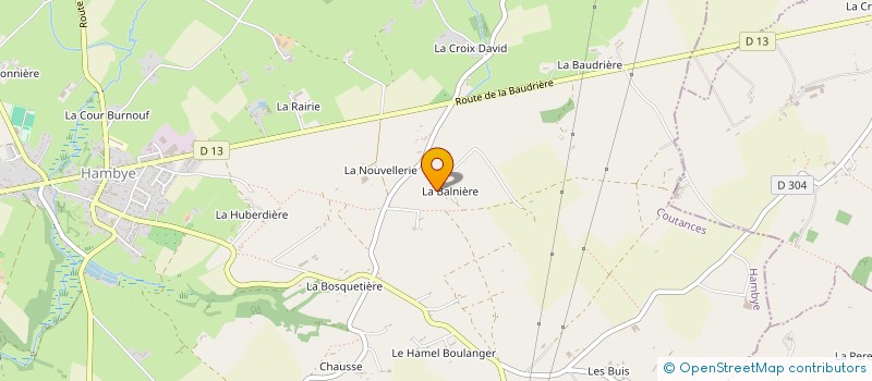 localisation de l'entreprise MONSIEUR GERMAIN BEAUFILS  HAMBYE