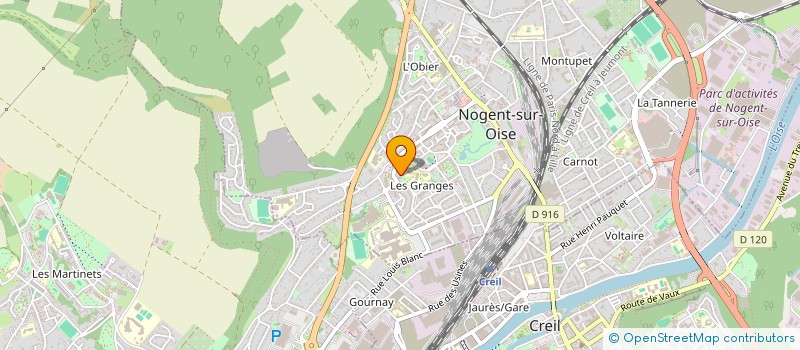 localisation de l'entreprise MONSIEUR GERMAIN BEDIER  NOGENT-SUR-OISE