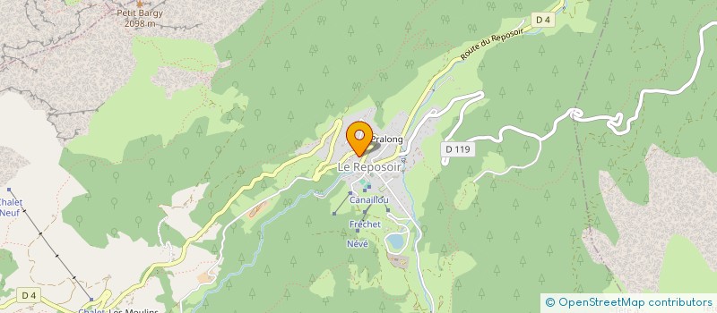 localisation de l'entreprise MONSIEUR GERMAIN BELADJILA--DAVIED  LE REPOSOIR