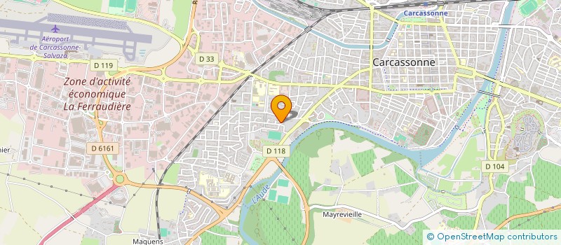 localisation de l'entreprise MONSIEUR GERMAIN BLANC DELMAS  CARCASSONNE