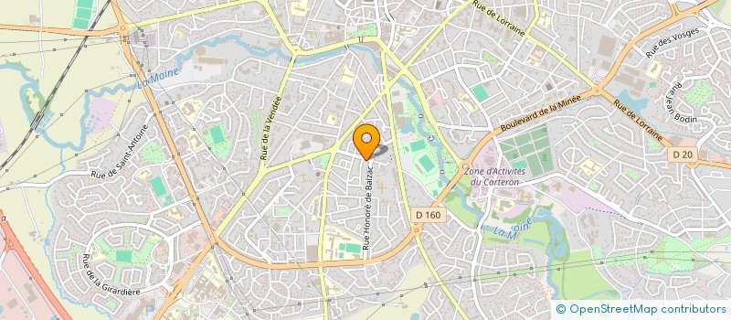 localisation de l'entreprise MONSIEUR GERMAIN BONDU à CHOLET