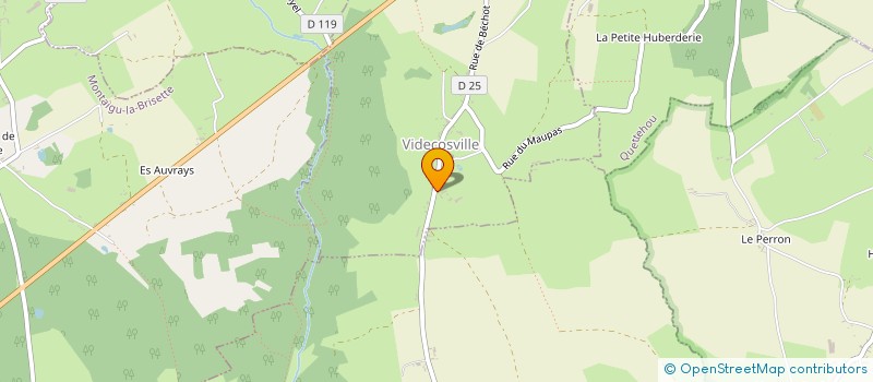 localisation de l'entreprise MONSIEUR GERMAIN BOUCE  VIDECOSVILLE