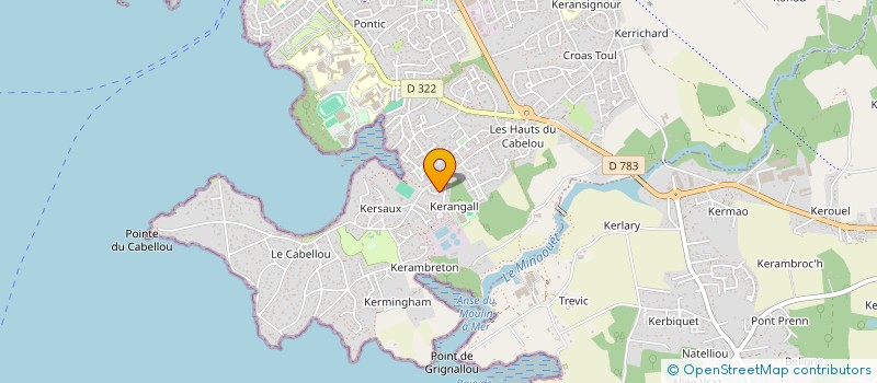 localisation de l'entreprise MONSIEUR GERMAIN BOUDIER à CONCARNEAU