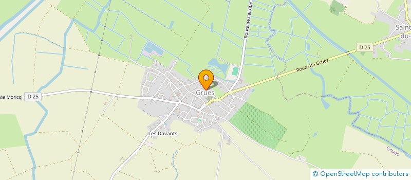 localisation de l'entreprise MONSIEUR GERMAIN BOULAIS  GRUES