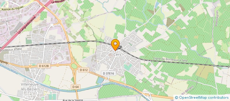 localisation de l'entreprise MONSIEUR GERMAIN BOULARAN  CERS