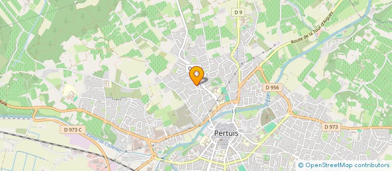 localisation de l'entreprise MONSIEUR GERMAIN BOUVIER  PERTUIS