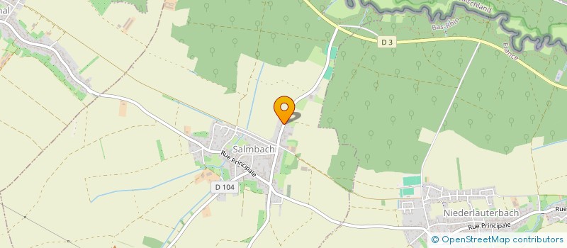 localisation de l'entreprise MONSIEUR GERMAIN BRENCKLE  SALMBACH